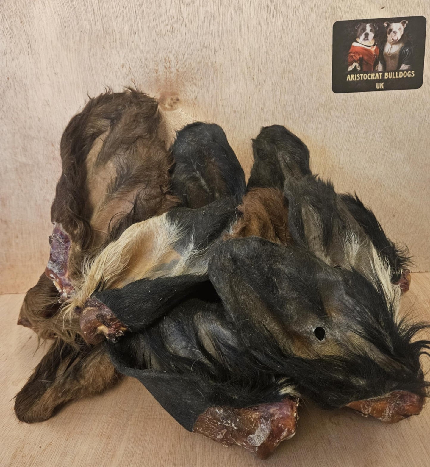 Natural Beef Ears With Fur Dog Treat