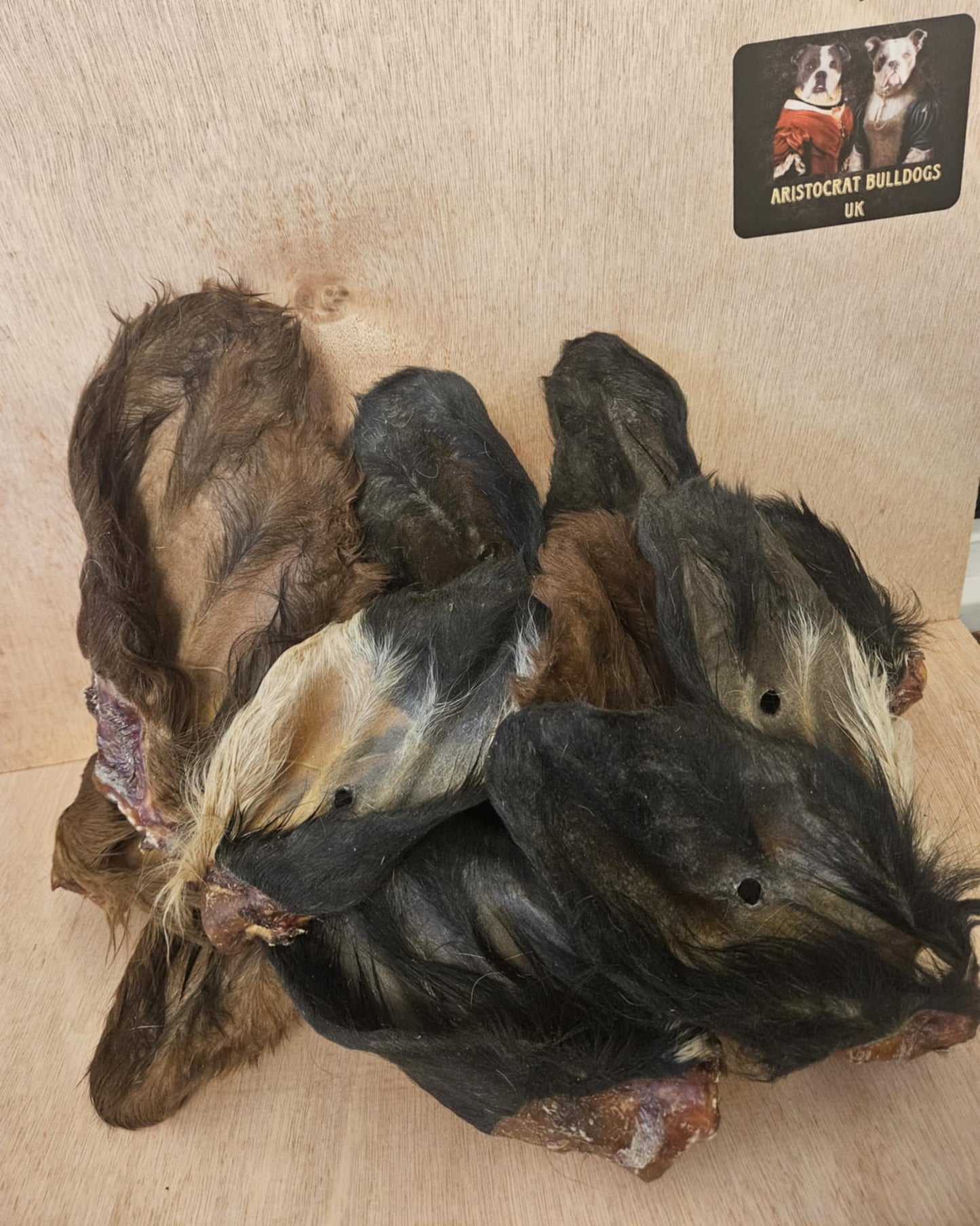 Natural Beef Ears With Fur Dog Treat