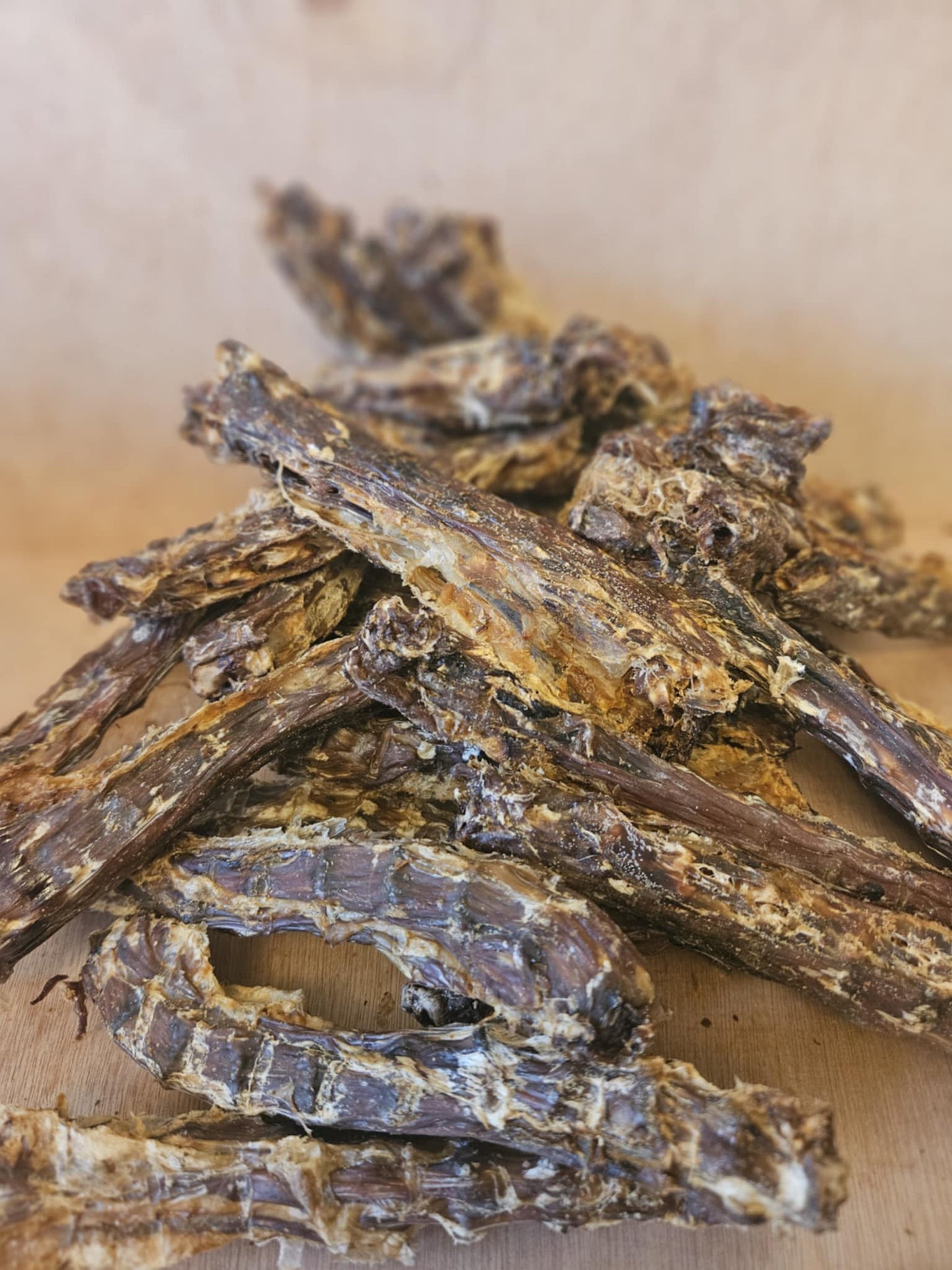 Natural Dried Duck Necks Dog Treat Chew