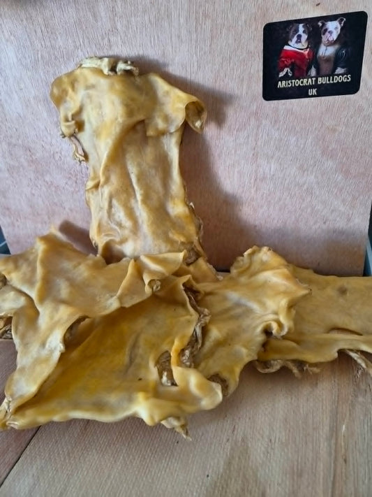 Beef Skin Plates Natural Dog Treats Chew
